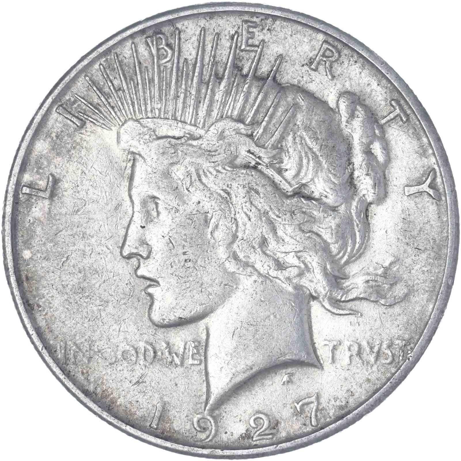 1927 S Peace Dollar Fine See Pics K099