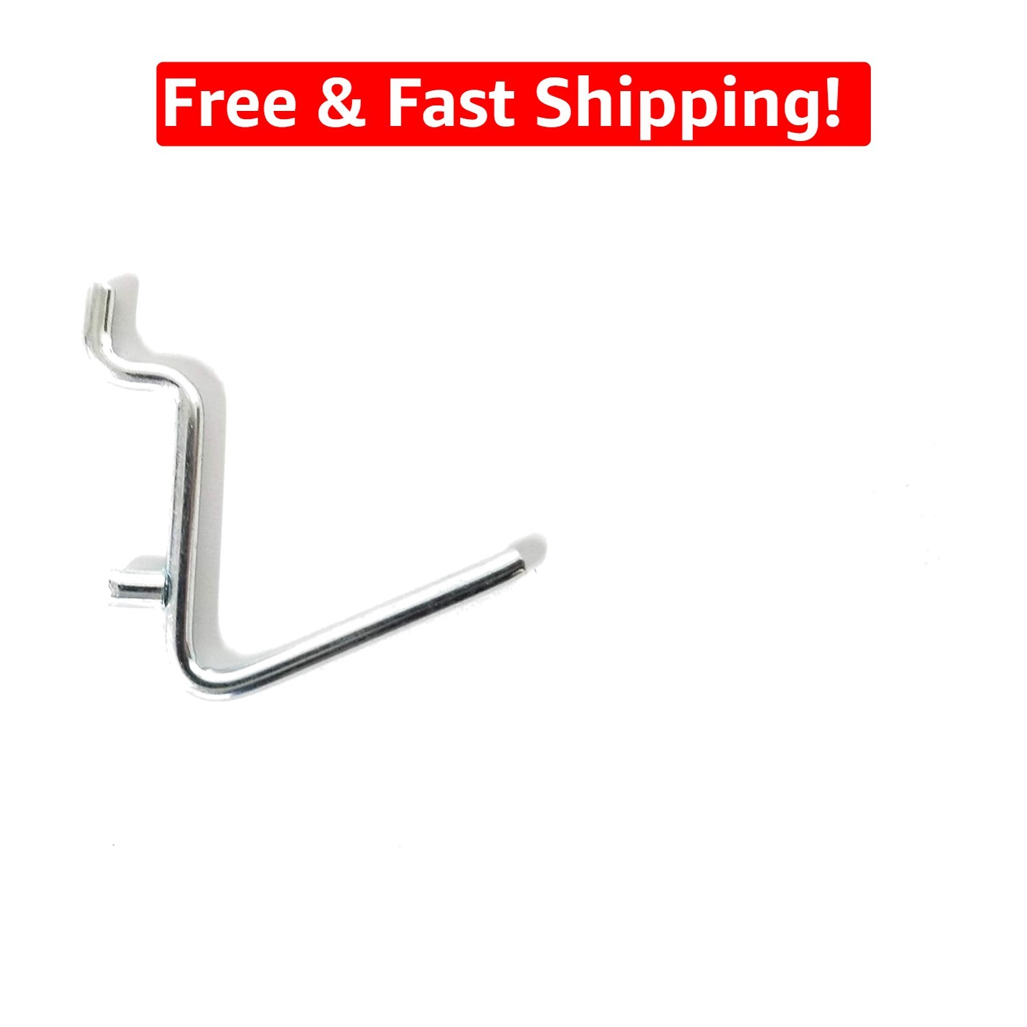 Versatile 50-Pack Metal Hooks for Efficient Tool & Jewelry Storage Solutions