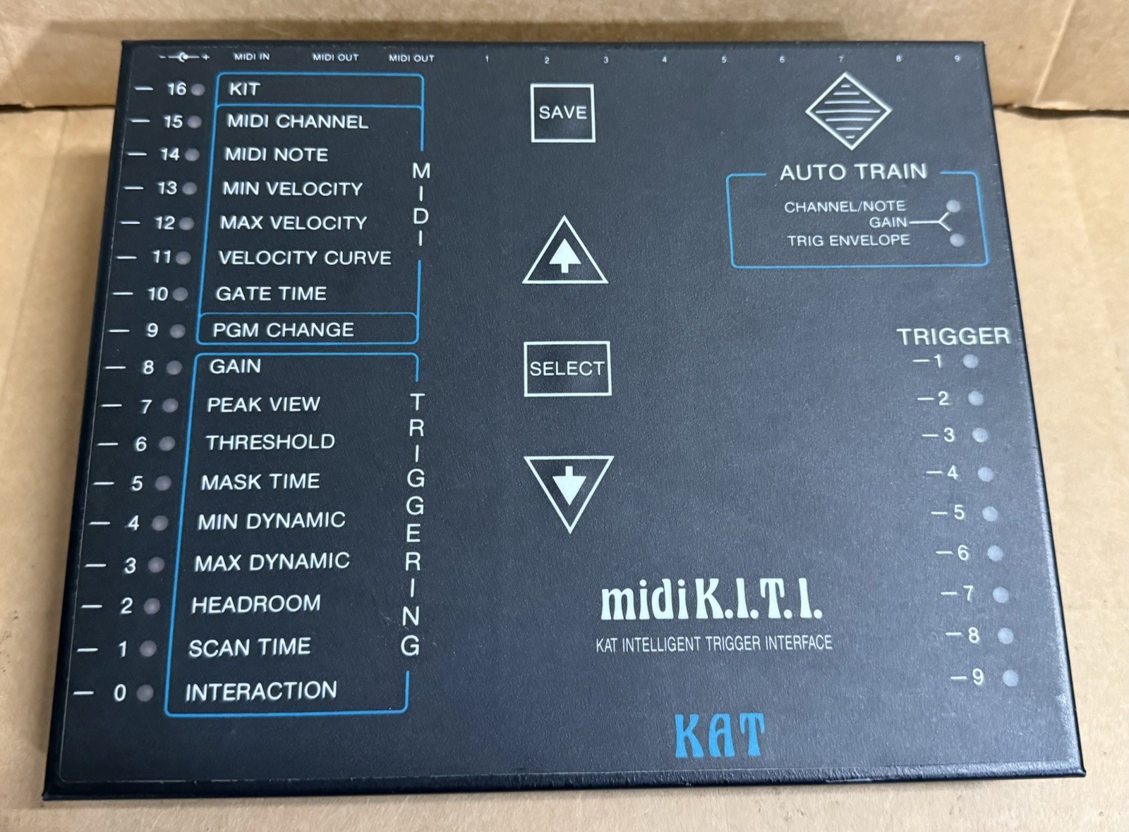 KAT PRO MIDI KITI DRUM TRIGGER INTERFACE K.I.T.I.