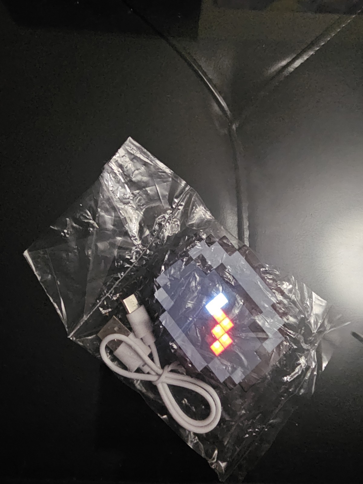 Minecraft Rechargeable Digital Compass With Charging Cable