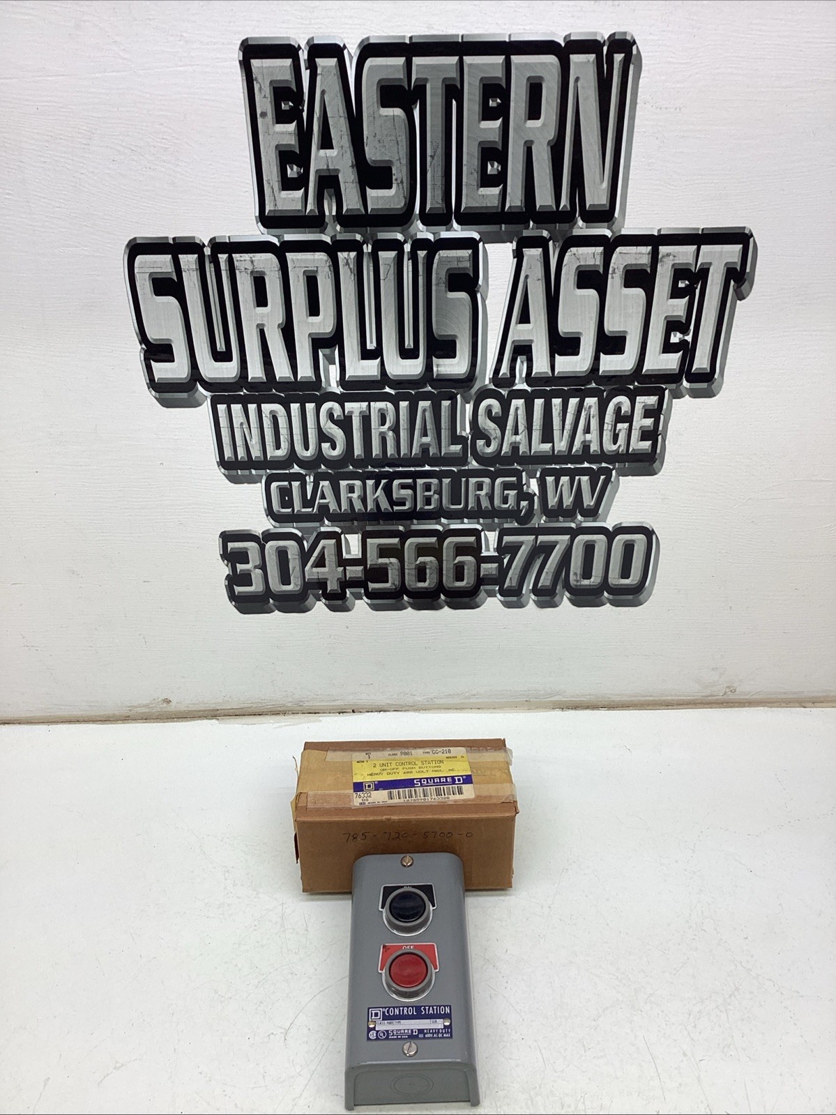 Square D 2 Unit Control Station GG-210 600V SER. A NIB