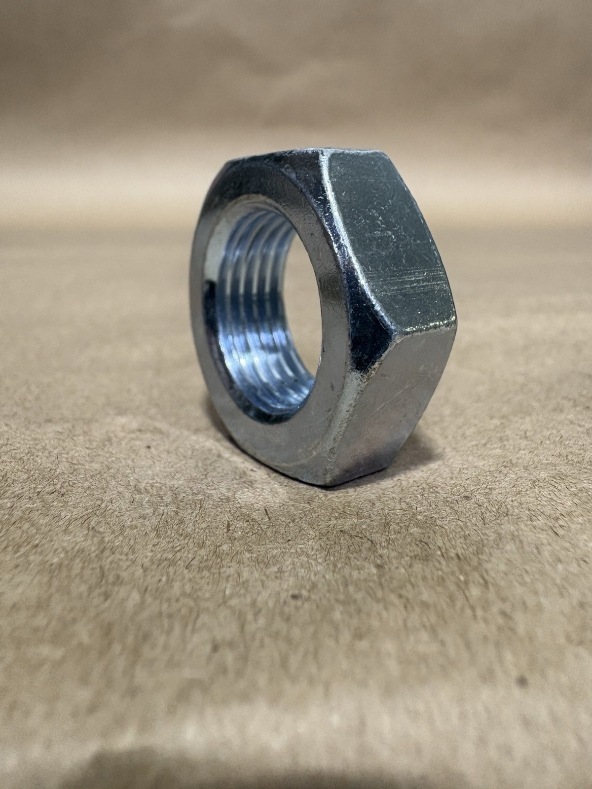(10 QTY) 3/4"-16 Thin Hex Jam Nuts Grade 2 Steel Electro Zinc Plated