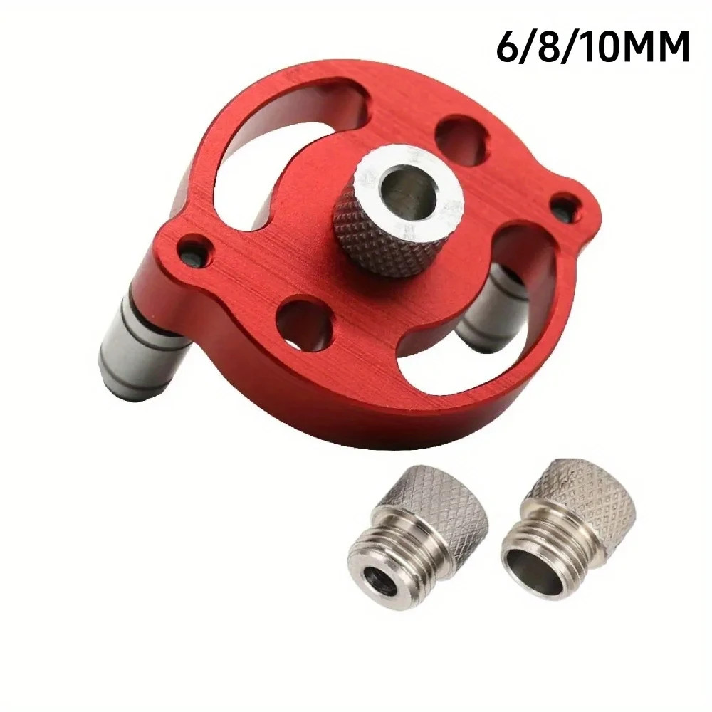Self Centering Doweling Jig, Self Center Dowel Jig Handheld Drill Guide for Stra