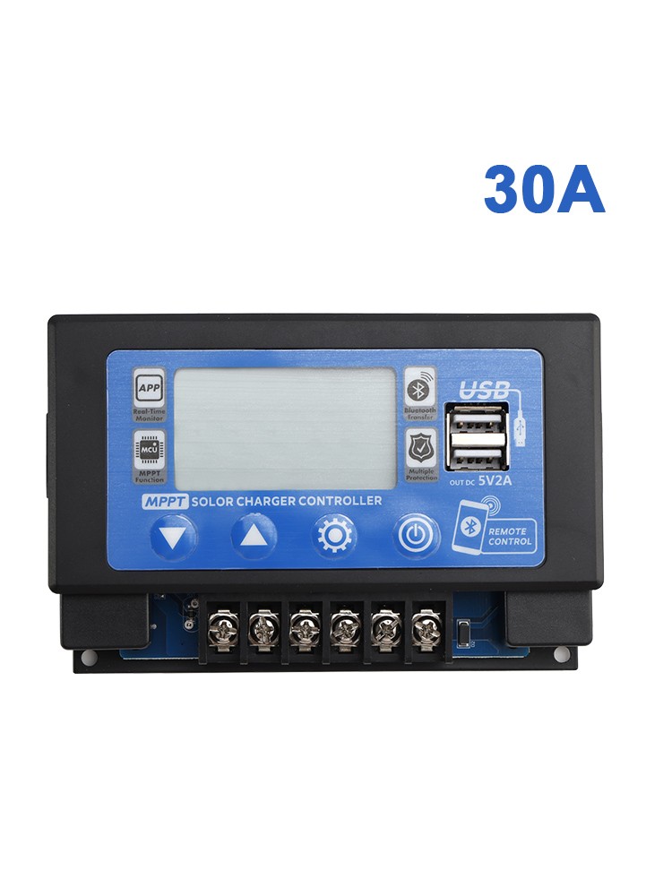 30A Embedded MPPT Solar Controller Bluetooth APP Intelligent Solar Control