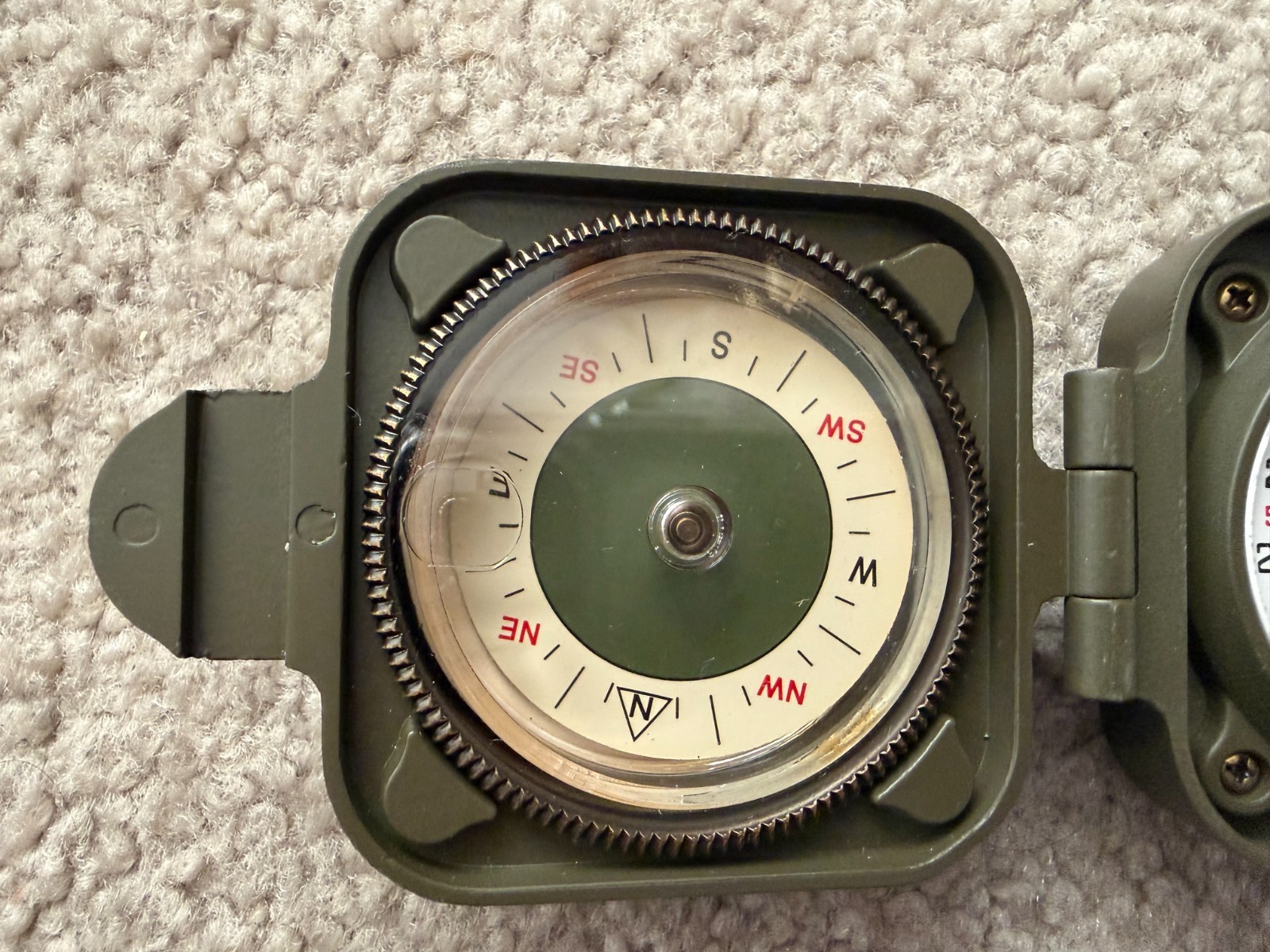 Jeep Compass and Mechanical Wind Up Stop Watch with Box