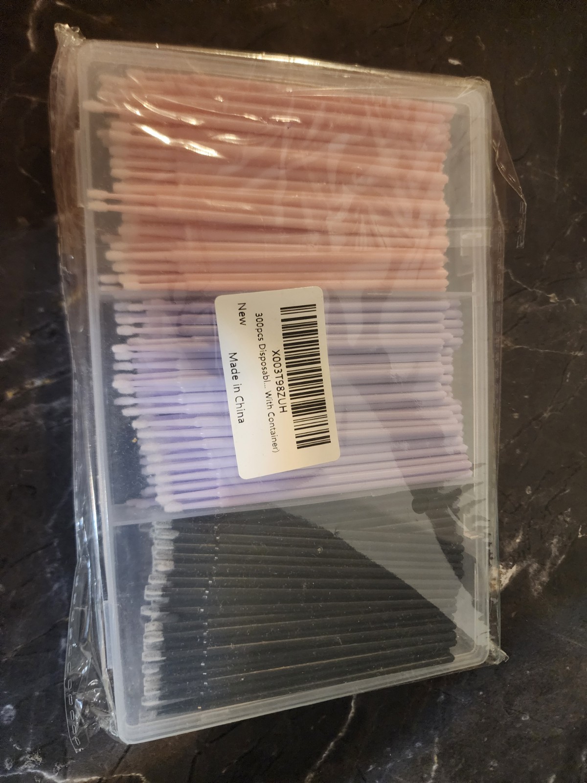 300pcs Disposable Micro Applicators Assorted Colors Boxed Set Dental Laboratory