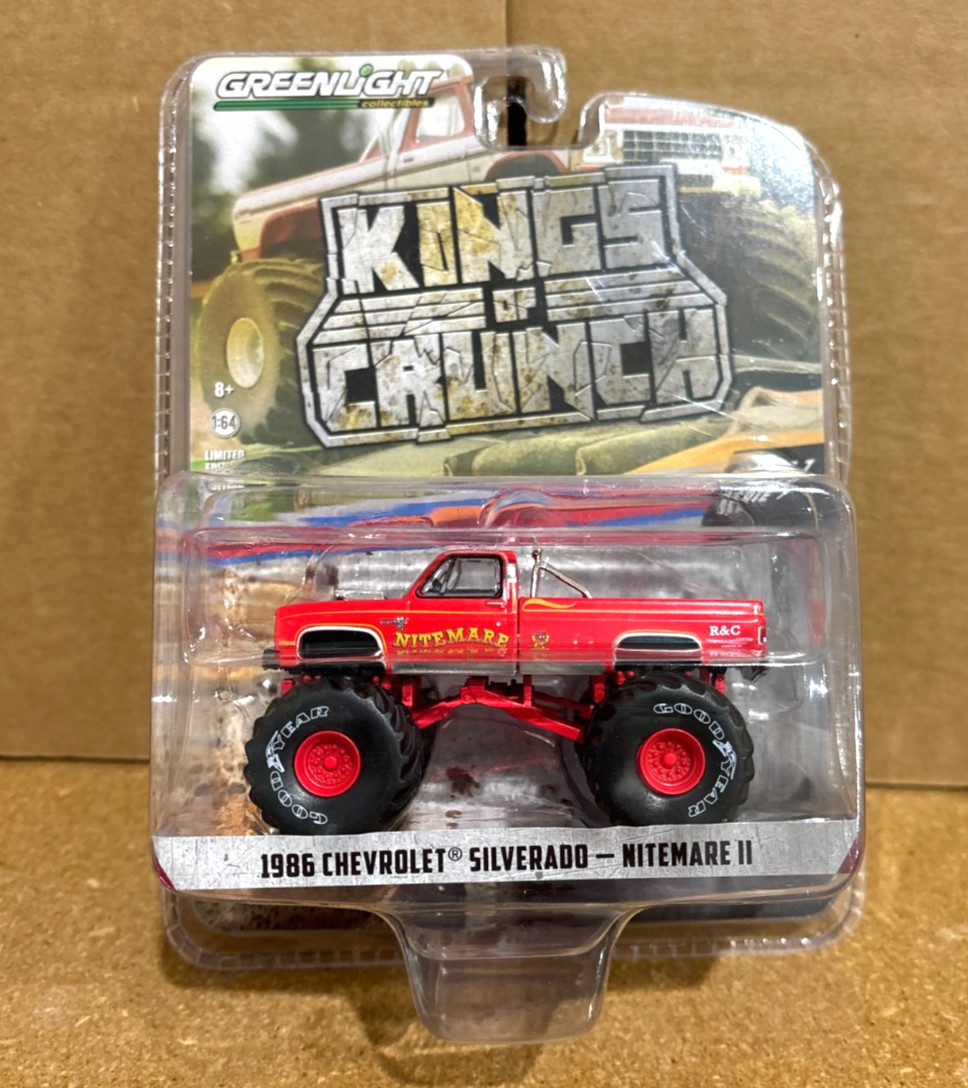 Greenlight Kings of Crunch '86 Chevrolet Silverado Nitemare II