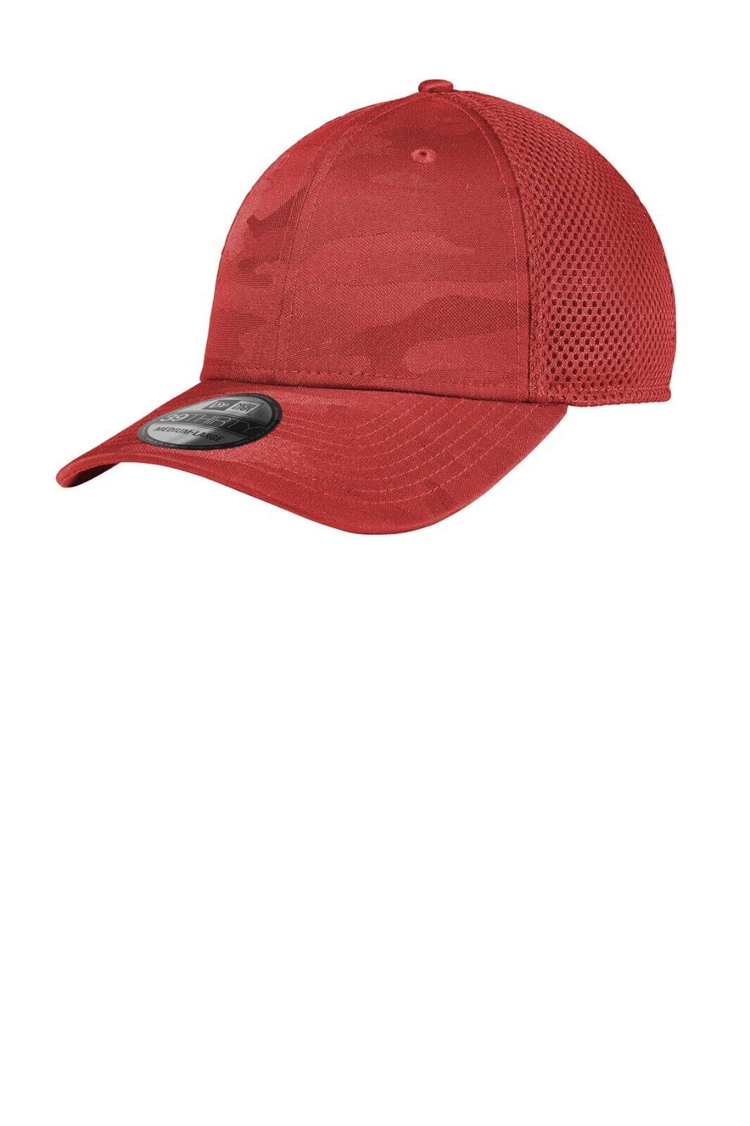New Era ® Tonal Camo { RED Camo } Stretch Tech Mesh NEW NE1091 Hat Fitted Flex