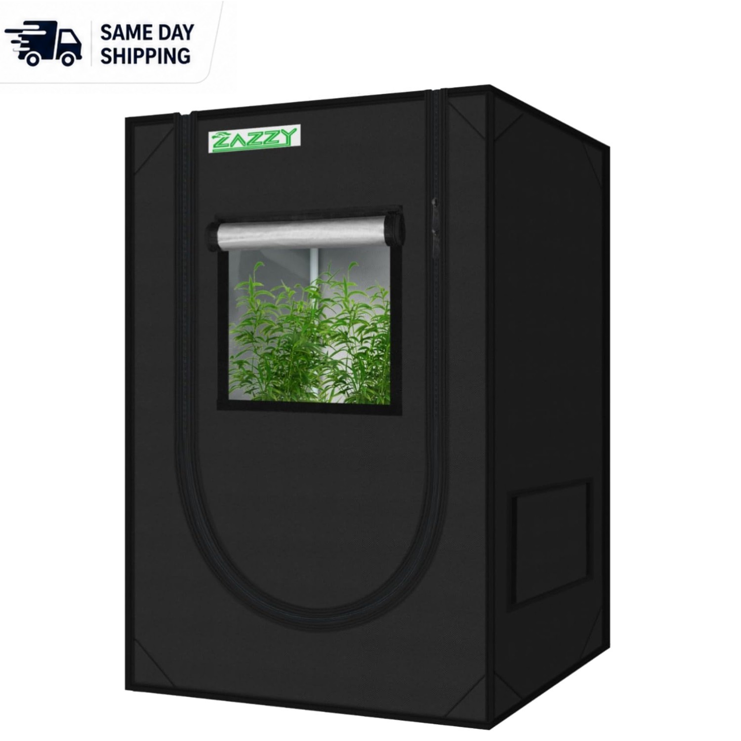 24"x24"x36" 600D Hydroponic Grow Tent with Observation Window for Indoor Plants