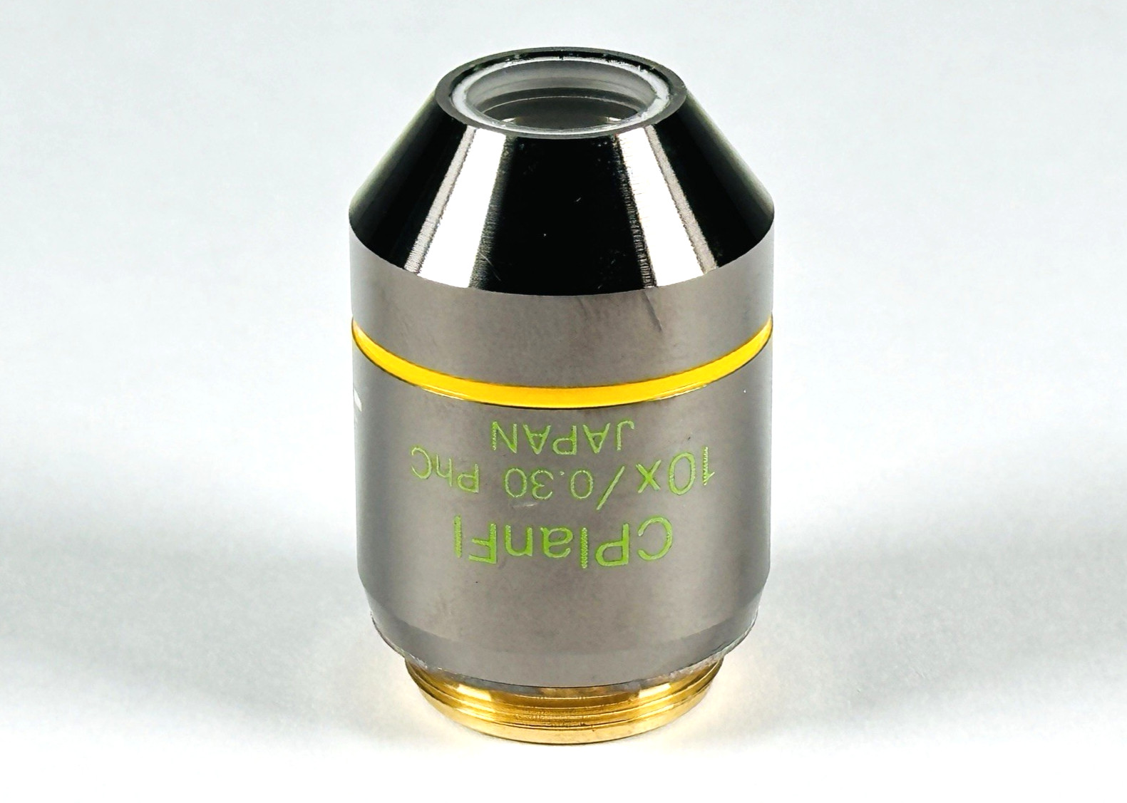 Olympus CPlanF 10x 0.30 N.A. PhC Phase Contrast Objective Infinity 1mm RMS
