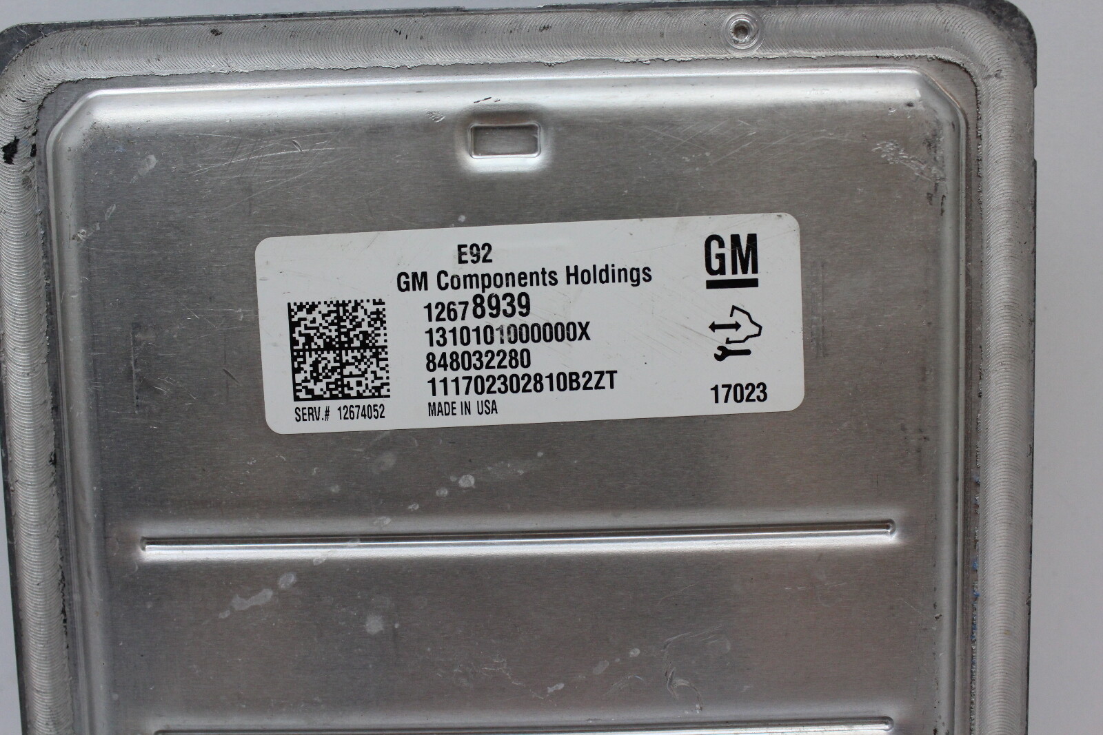 16-18 Chevrolet Silverado 1500 12674052 Computer Engine Control ECU ECM Module