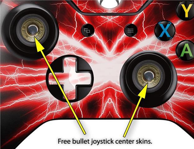 Lightning Red Skin for XBOX One Controller