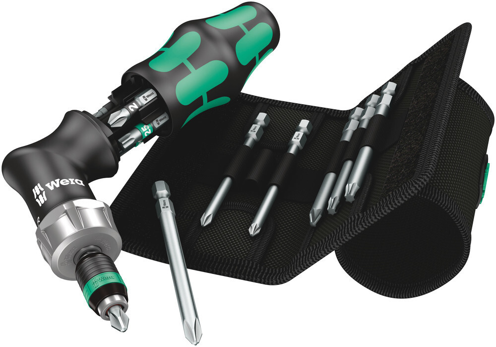 Wera 051031, Kraftform Kompakt Pistol RA 4, 13 Pieces