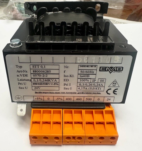 EMB STT 0,1 Transformer 24582401/05/18 24V, 50/60Hz