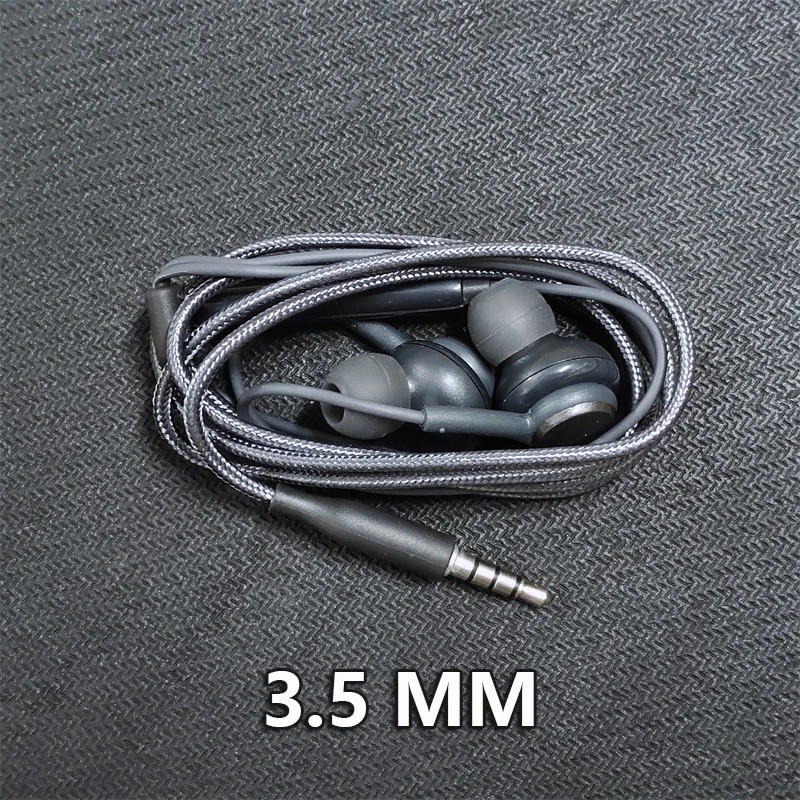 3.5mm Wired Earphones In Ear Headphones Stereo Earbuds with Mic for Phones