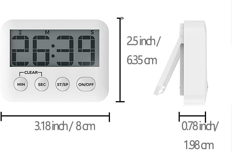 SPHORD Digital Timer, Large Liquid Crystal Display (Sealed)