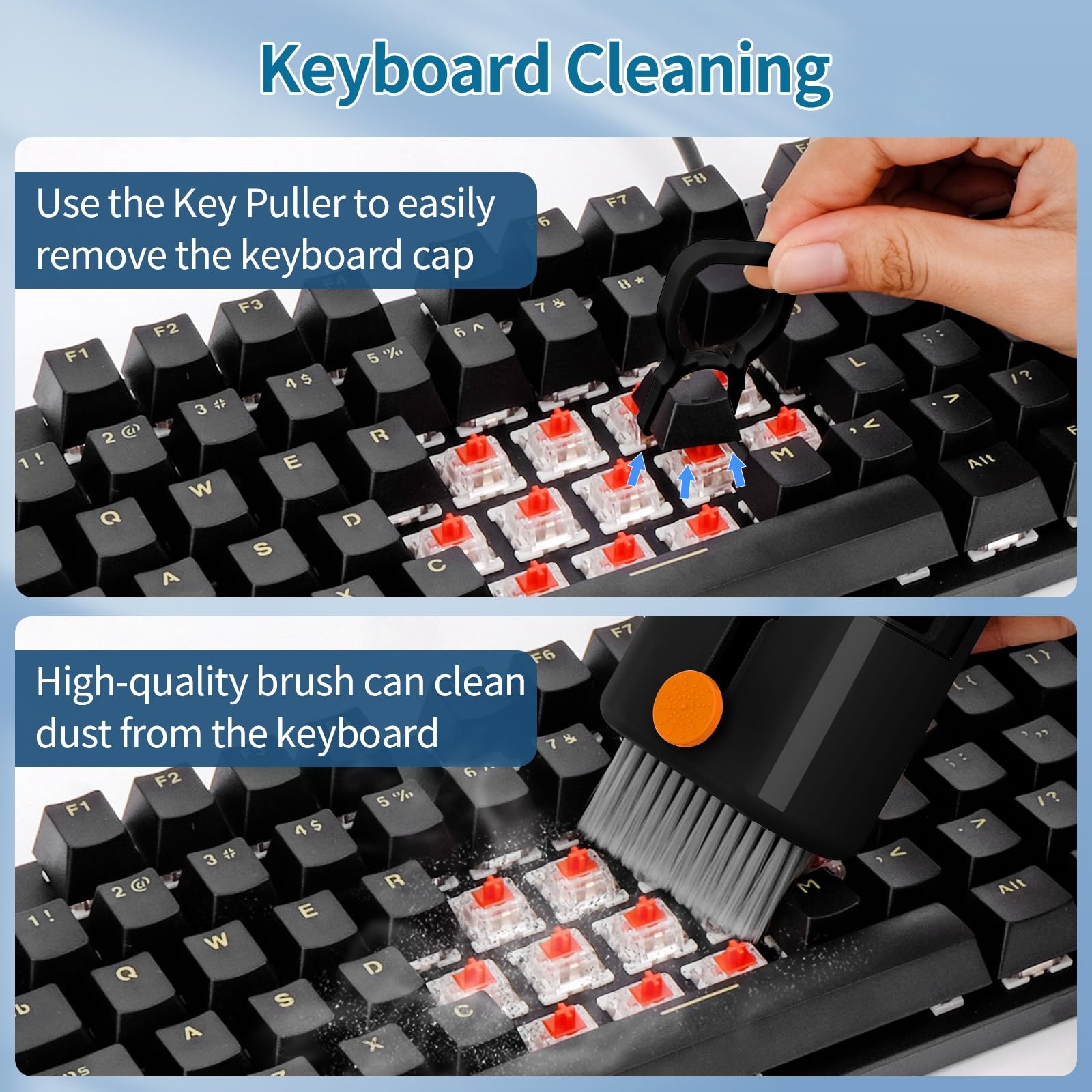 Keyboard Cleaner Laptop Cleaning Kit - Computer Tech Cleaning Brush, Electron...