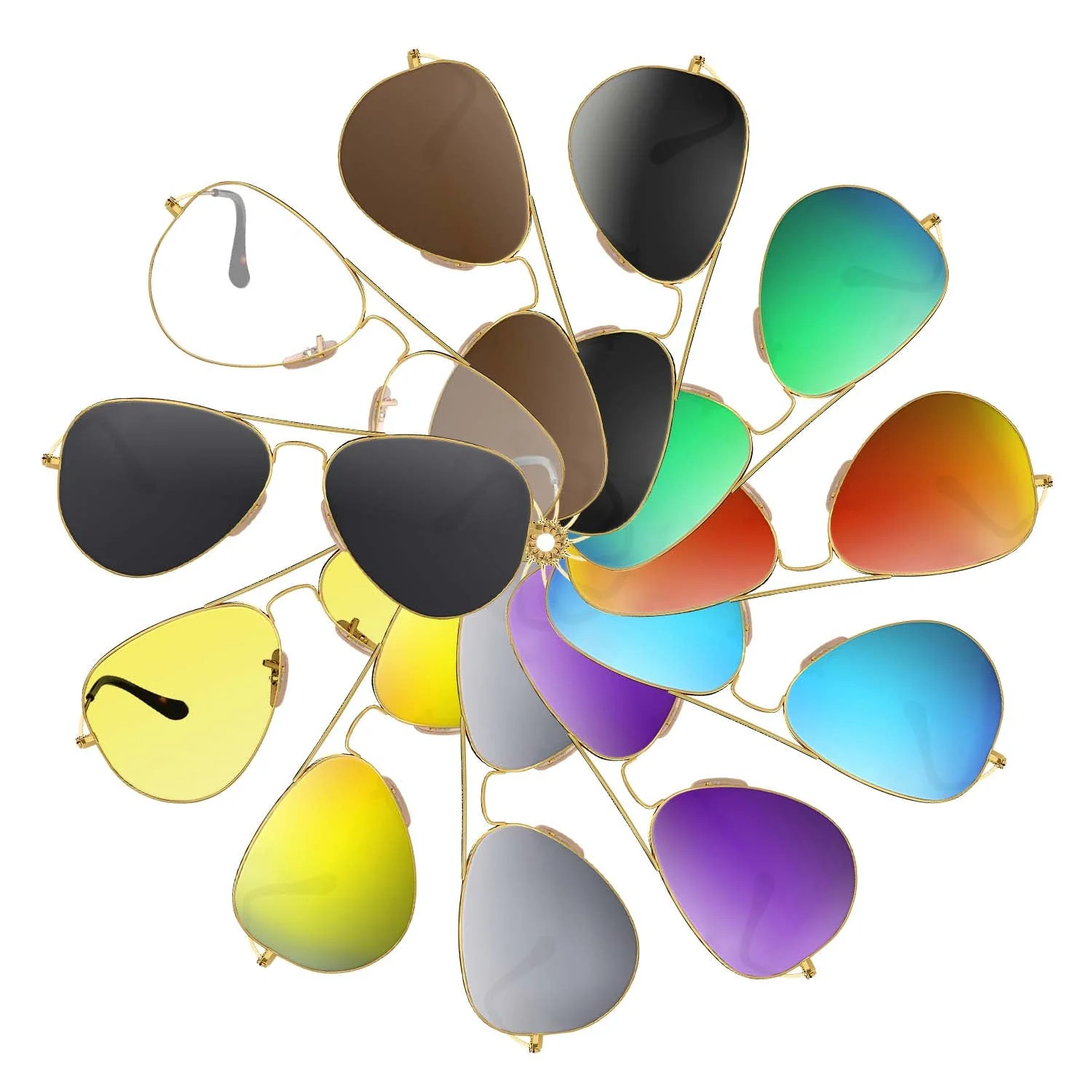 Ray-Ban RB3025 Aviator Large 58mm Replacement lenses By Sublime Optics