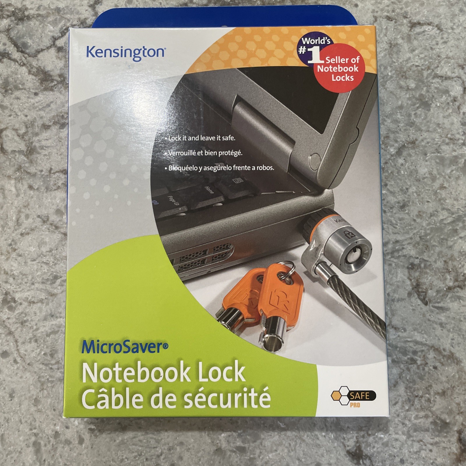 New Kensington MicroSaver Master Keyed Notebook Laptop Lock K64068F