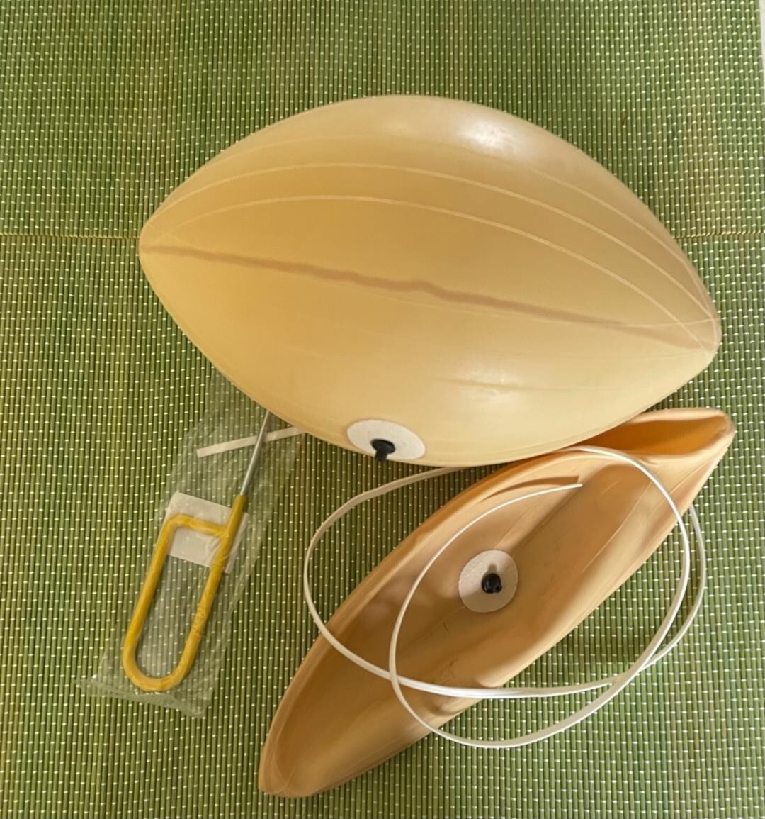 LATEX BLADDER KIT /WHITE PEBBLED LACING & AWL- FOR ALL FULLSIZE BALLS NFL & NCAA