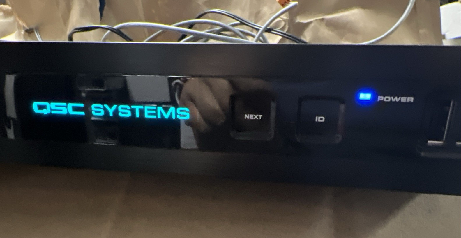 QSC Q-SYS Core 110f Digital Signal Processor USB/Flex Channels