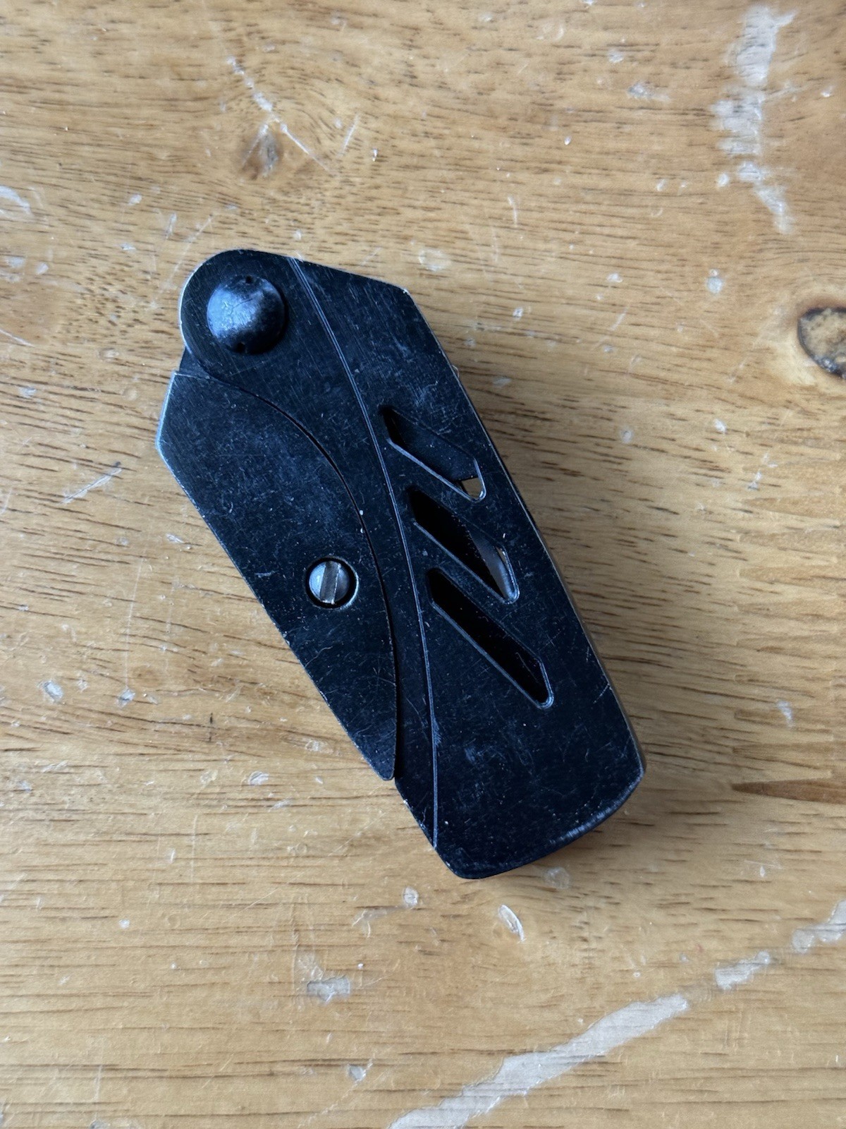 Gerber EAB E.A.B. Lite Black Folding Utility Blade Knife EDC Razor Cutter Used