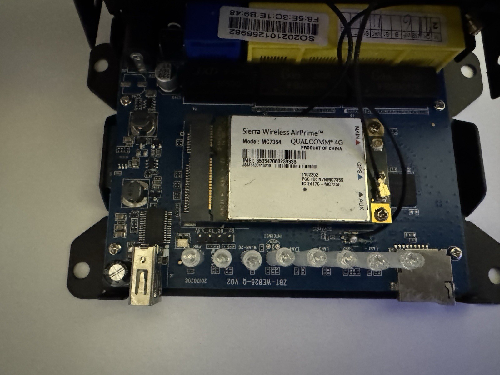 NEXQ6GO Sierra MC7411 4G LTE MODEM ROUTER