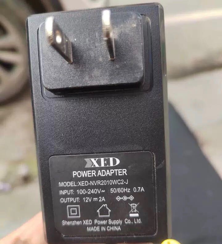 For Model XED-NVR2010WC2-J AC Adapter 12V 2A Power Supply US