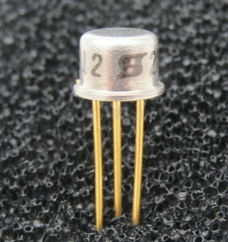 ( 1 PC ) Siliconics Gold  2N5434 N-Ch JFET TO-52 New Old Stock