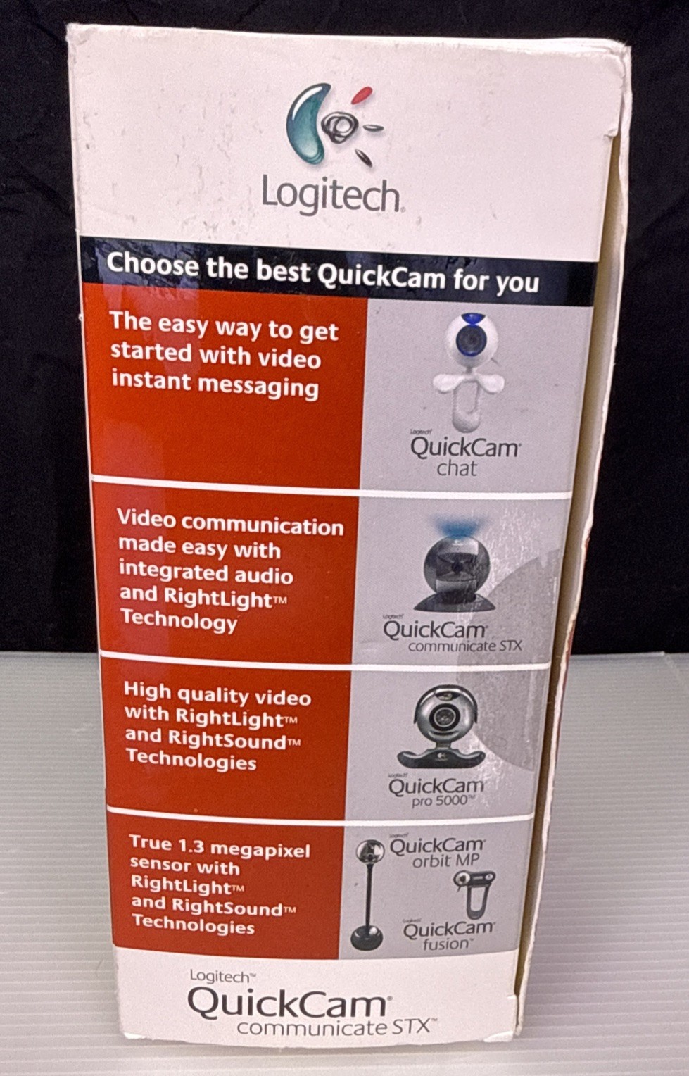 Logitech Quickcam Communicate STX Webcam For PC New Open Box