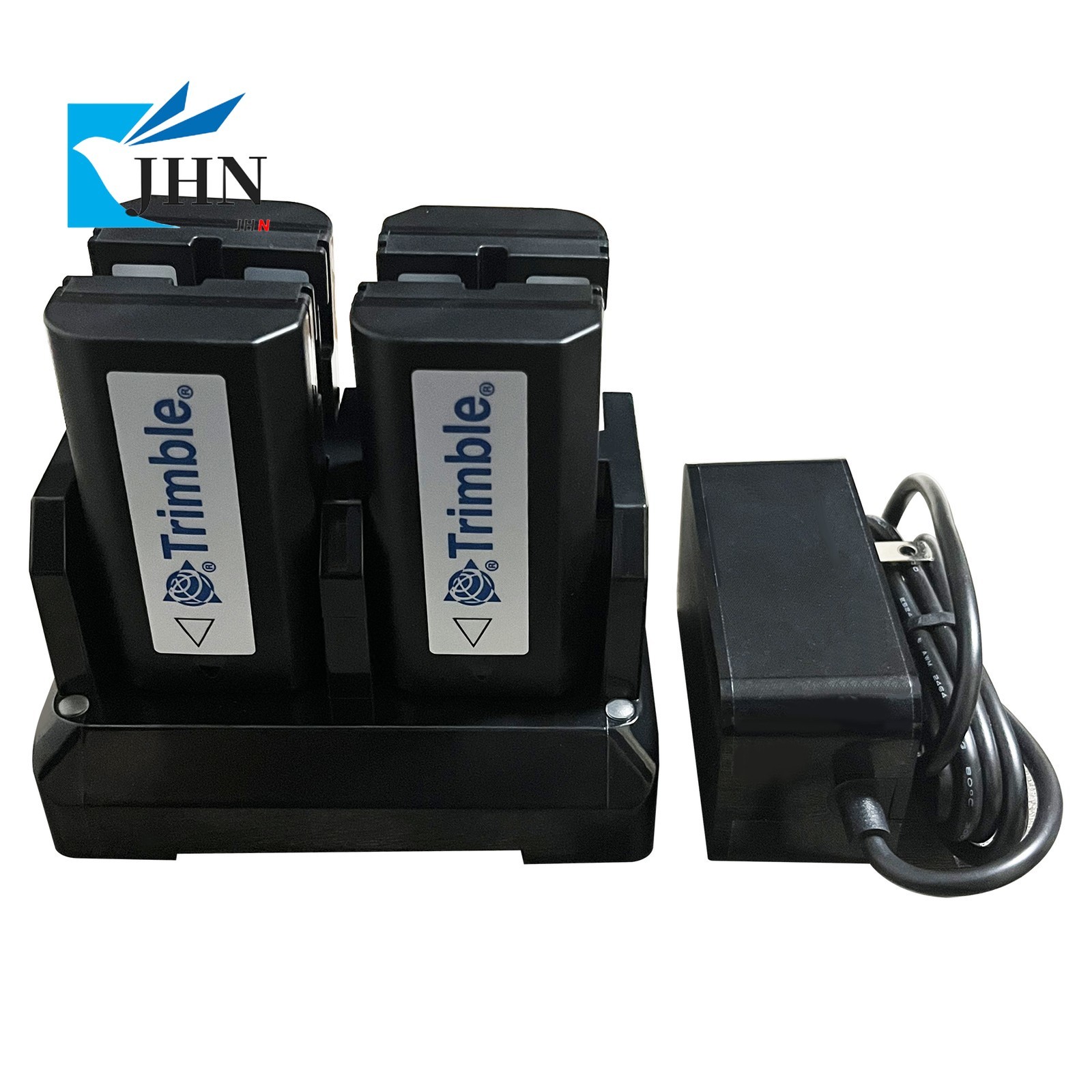 4pcs 3400MAH 54344 Battery & C300 Charger Compatible for Trimble 5700 5800 R8 R7