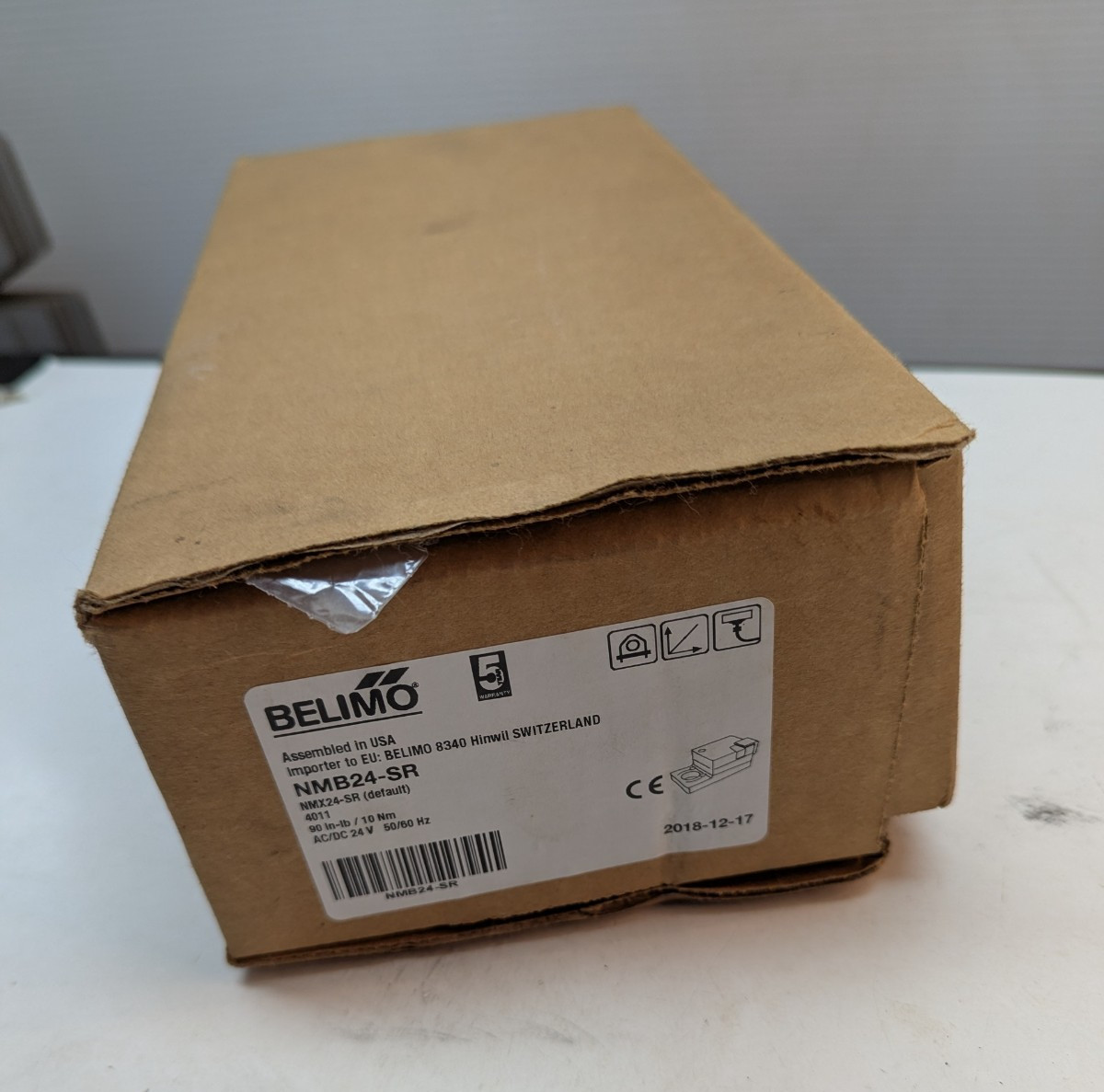 NMB24-SR Belimo Damper Actuator 24V AC/DC 3.5W Set