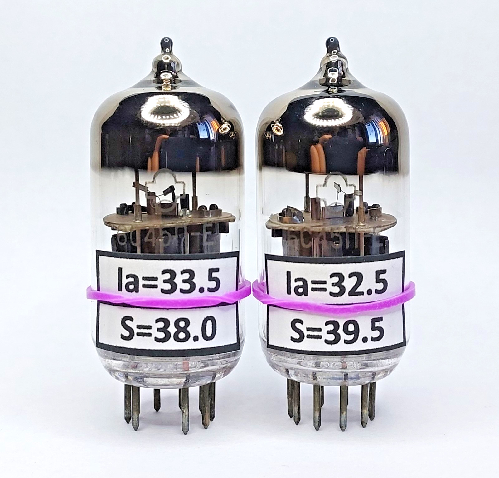6S45P-E 6C45n-E WE437 MATCHED PAIR (2pcs) 1984s Reflektor Triodes Tubes NEW NOS