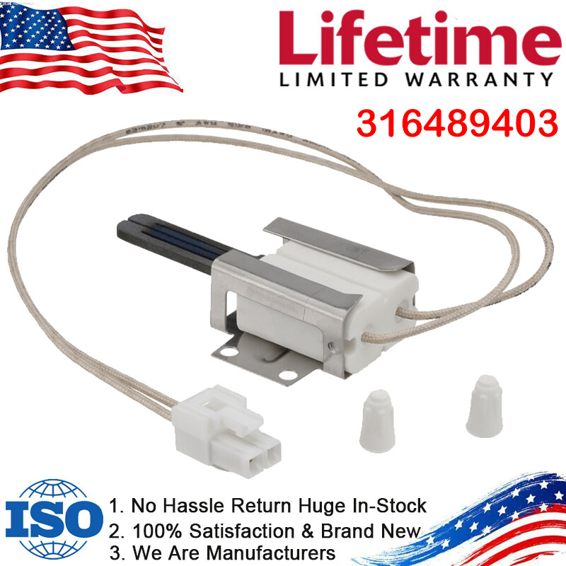 Exact Replacement 316489403 Range Oven Gas Igniter for Electrolux Frigidaire New