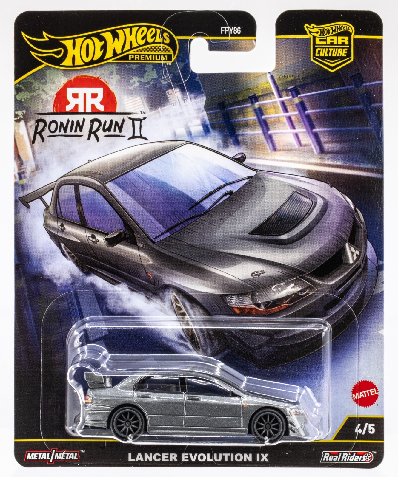 2025 Hot Wheels Car Culture Ronin Run II #4 Lancer Evolution IX SILVER | FSC