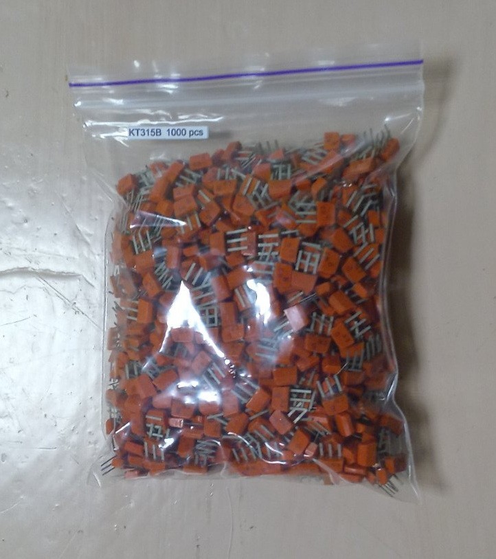 Lot of 100 pcs KT315A–KT315I Silicon NPN Transistors | USSR | Vintage NOS