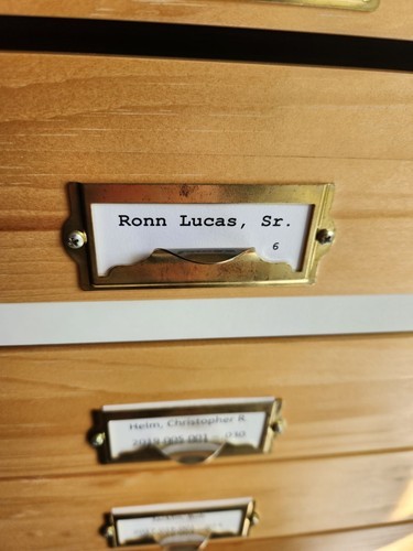 Ronn Lucas William Blacker Custom Order #89