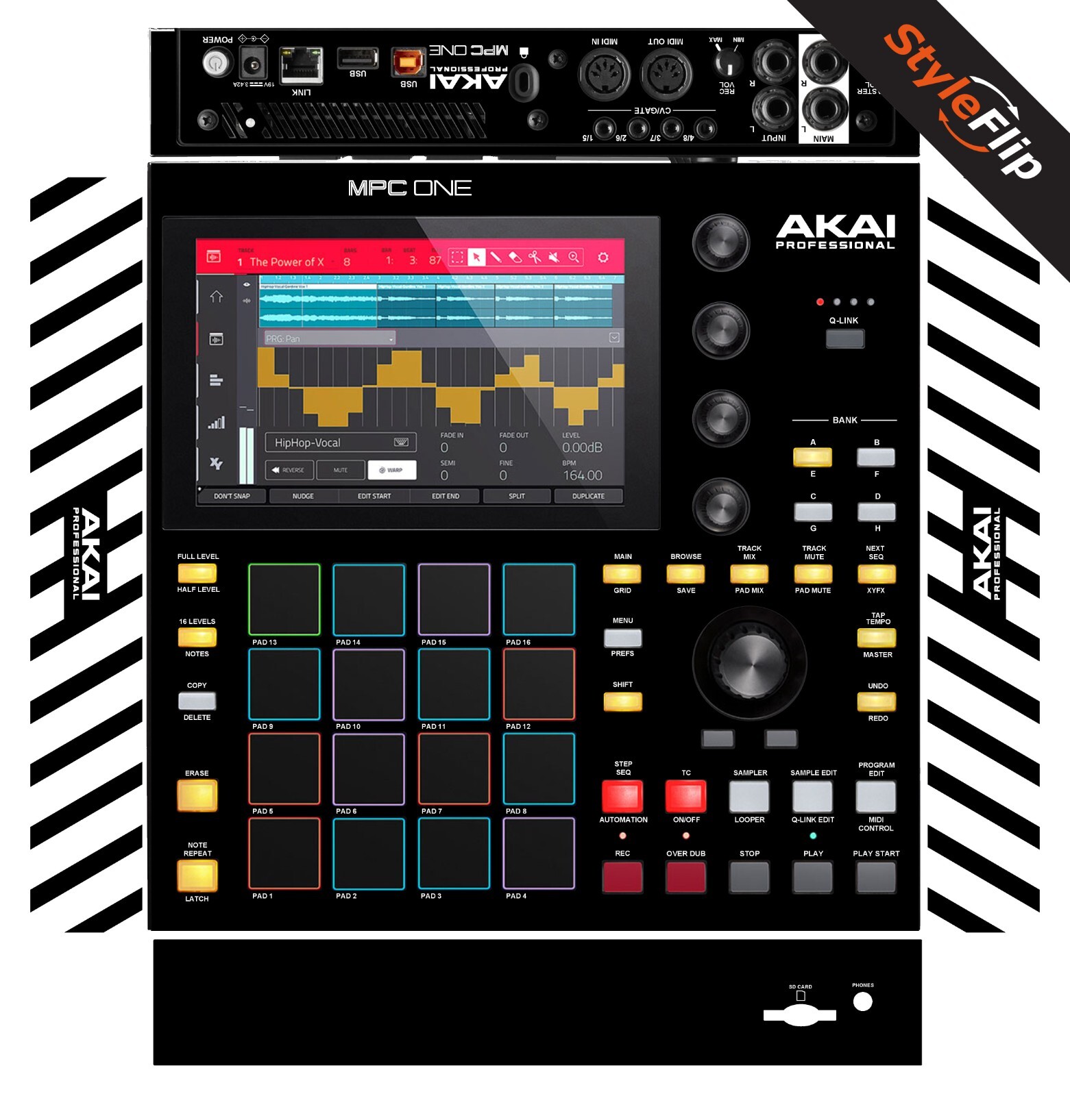 Akai MPC One Skin | Color Black | Protective Decal | StyleFlip Skins