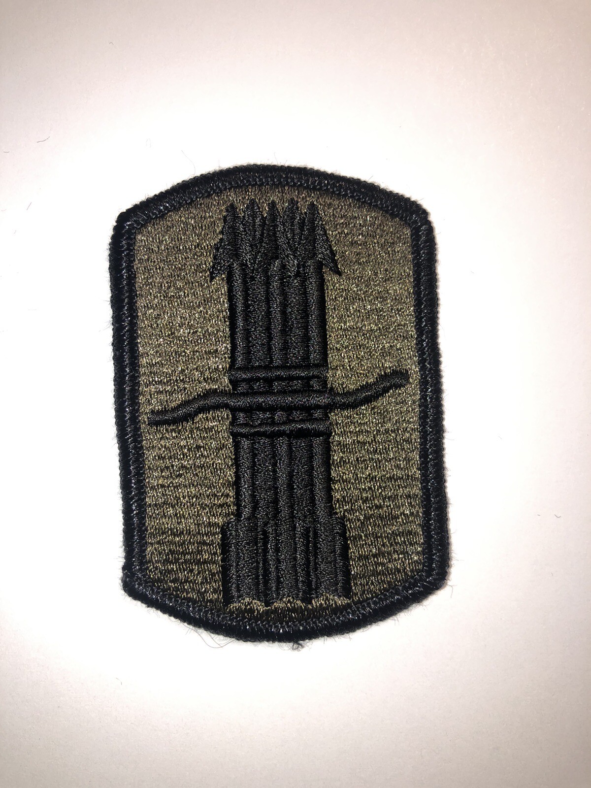 197th Field  Artillery Brigade Subdued U.S. Army Shoulder Patch