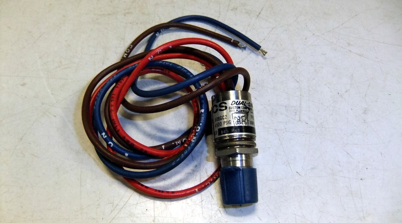 Custom Control Sensors 608GC2 Pressure Switch