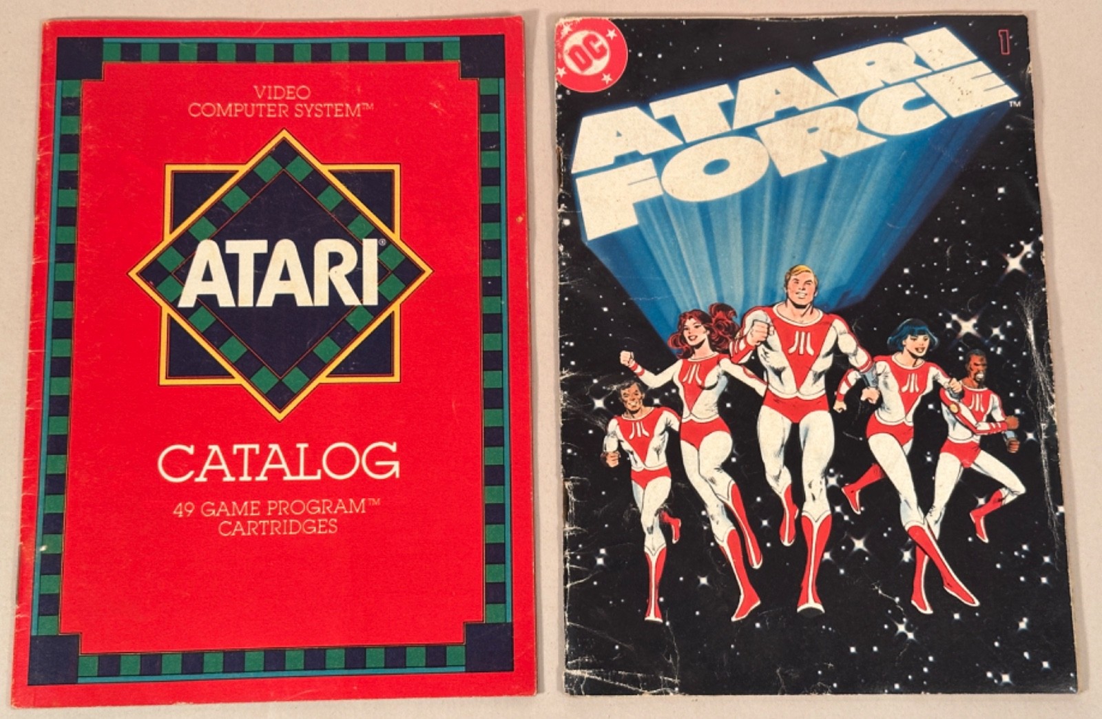 1982 Atari Catalog & Atari Force Comic Vol. 1, No. 1, 1982
