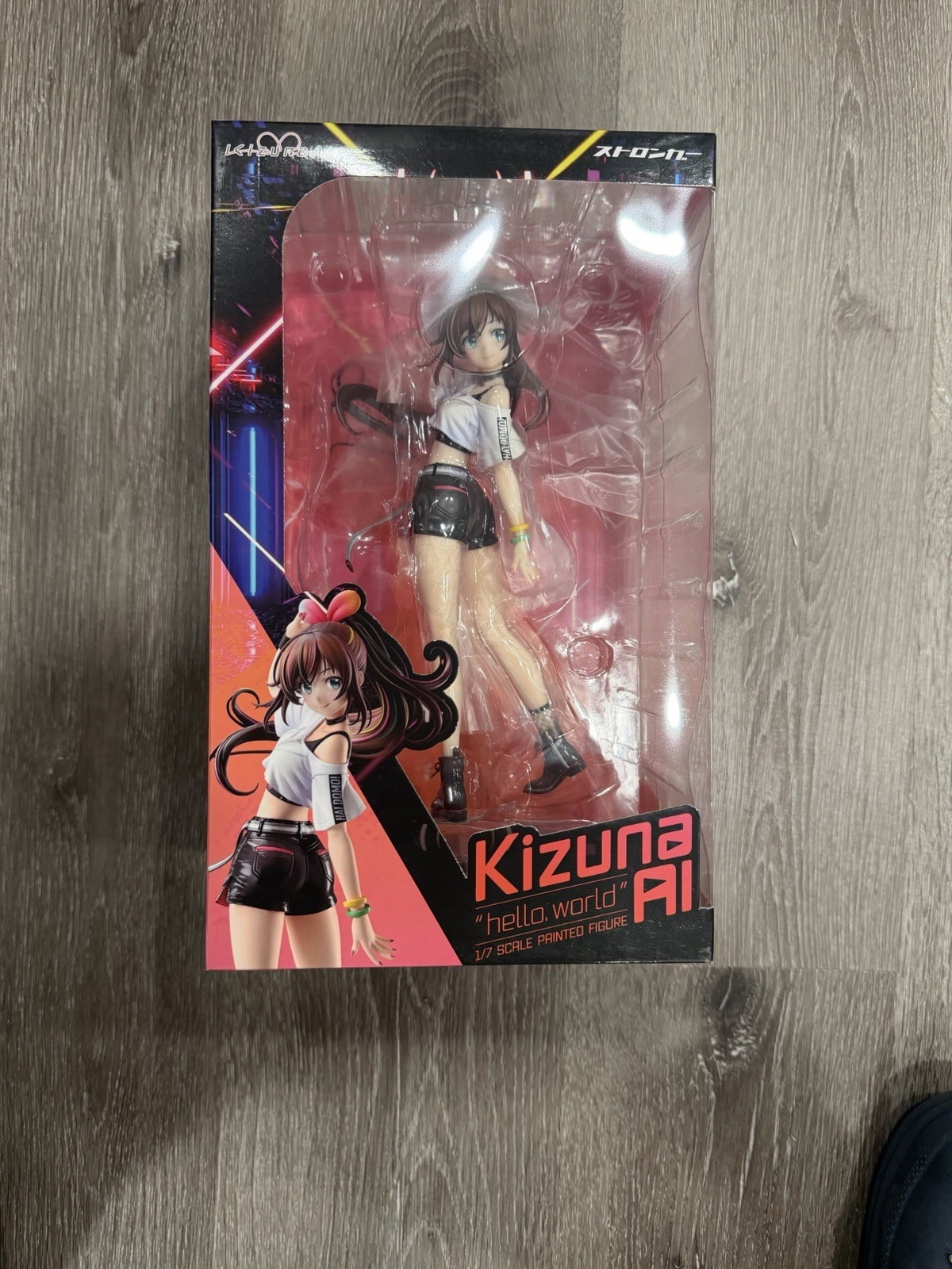 A.I. Channel Kizuna Ai 1/7 Scale Anime Figure Hello, World (Stronger) BRAND NEW