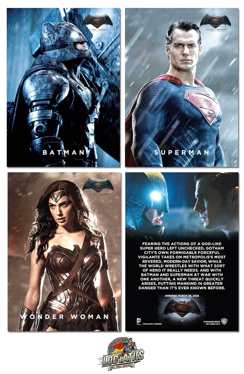 BATMAN V SUPERMAN: DAWN OF JUSTICE  - 3 Card Promo Set - Wonder Woman