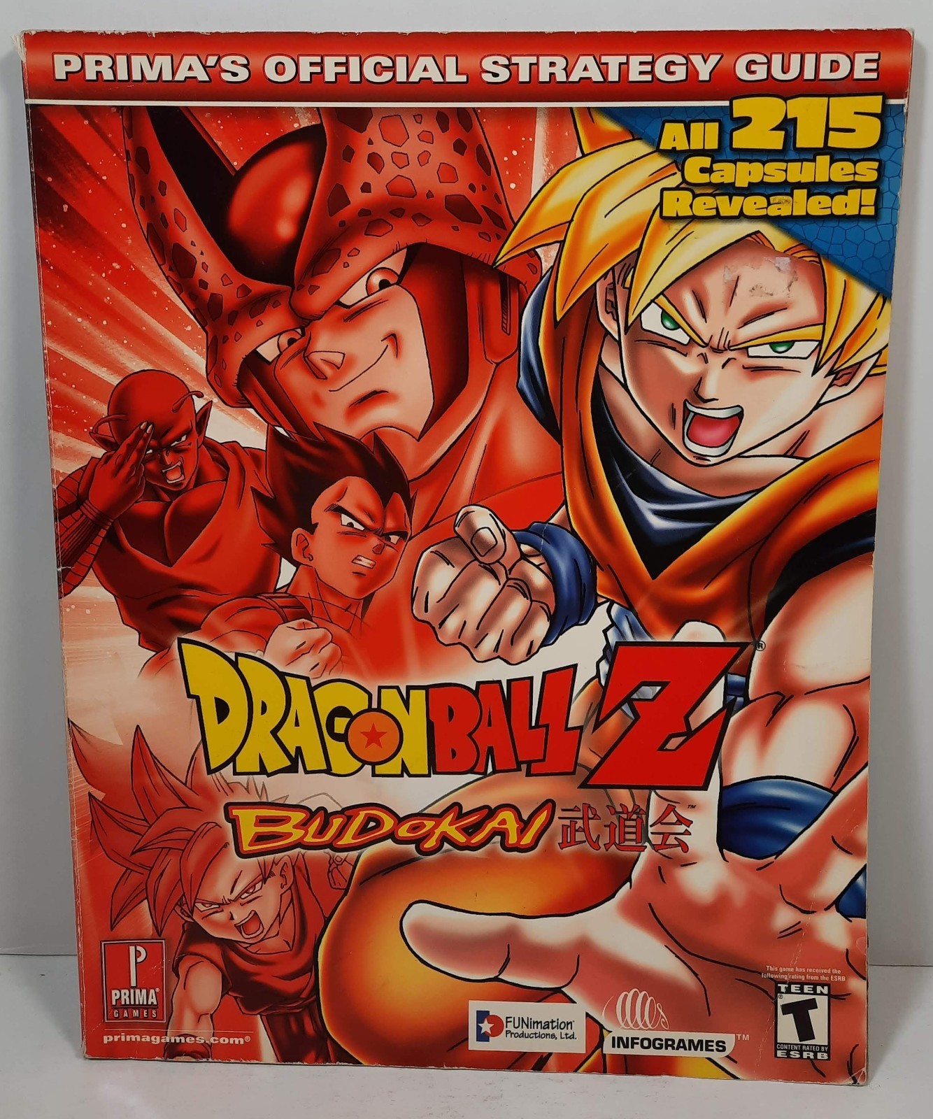 Dragon Ball Z: Budokai Prima Official Strategy Guide PS2 Infogames