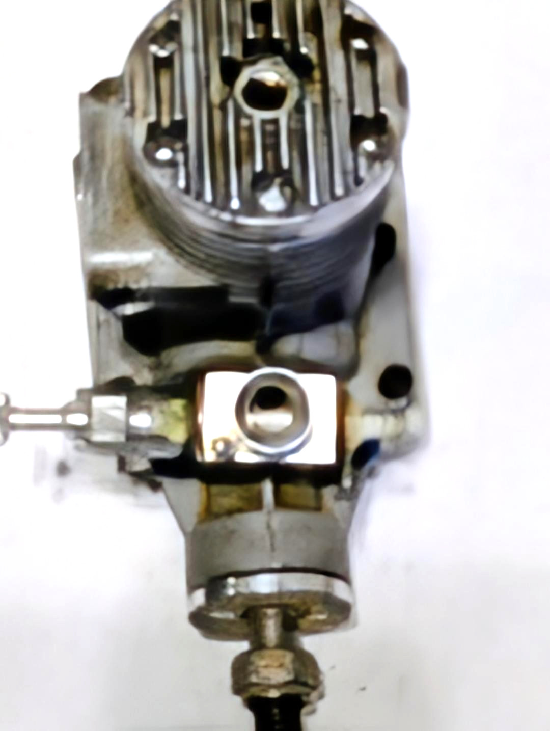 Veco 45 R/C engine, mount, box, instructions, good compression & condition