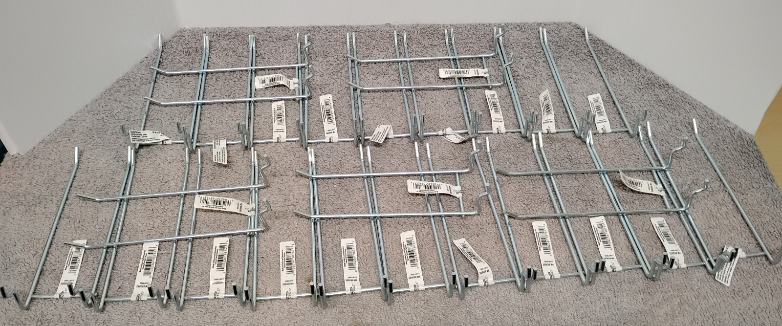 Lot of 25 Double Peg Hook # 853053 , 1/8" x 6"       (03)