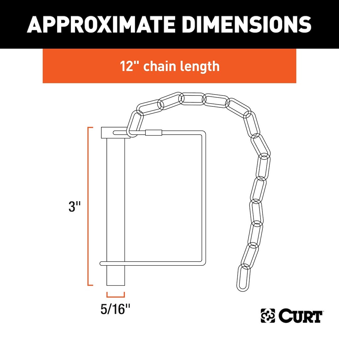 CURT 25034 HITCH ACCESSORIES