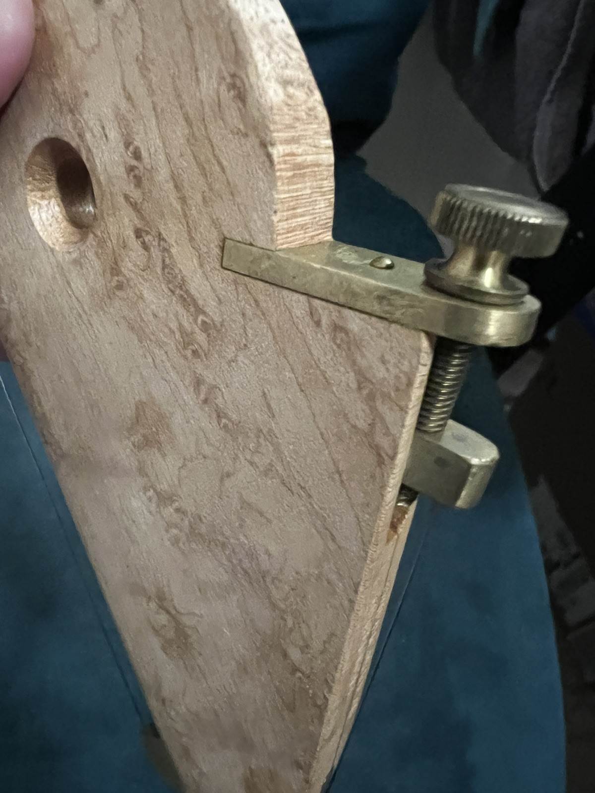 MCM Teak Wire Cheese Slicer
