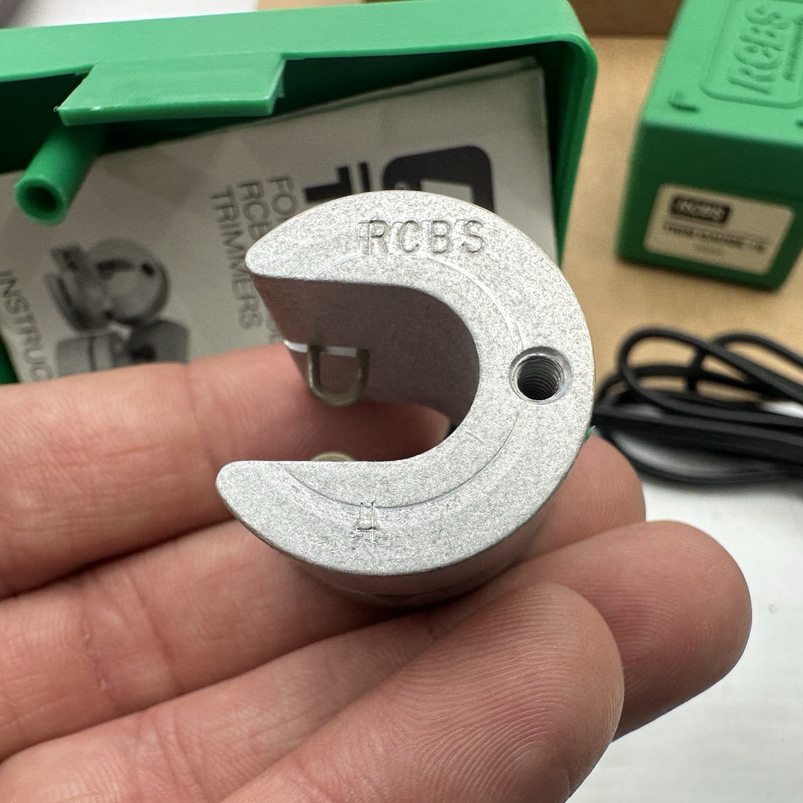 RCBS TRIM GAUGES SET OF 5 With Cases FOR RCBS CASE TRIMMER #1 #2 #3 #4 #6 USA