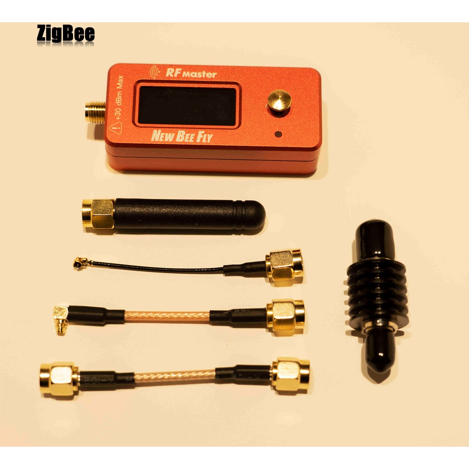 BEE FLY RF Power Meter w/ Built-in 30dBm Attenuator + 6dB External Attenuator